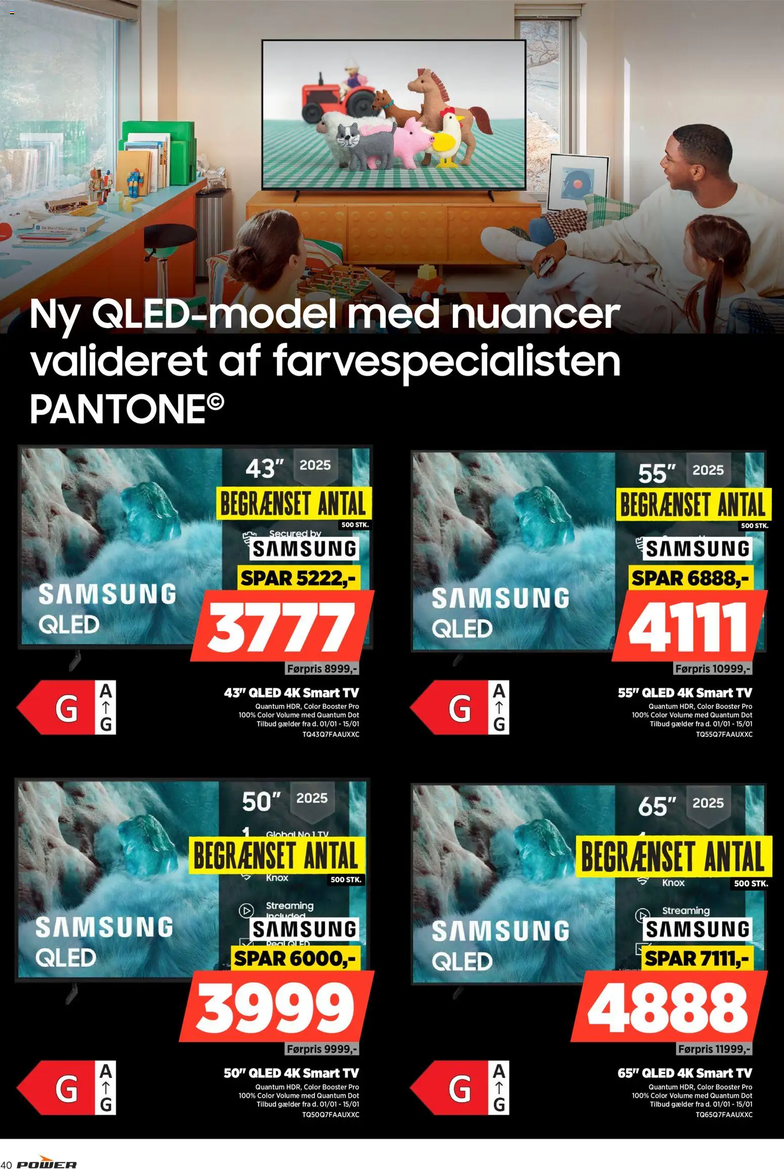 Power tilbudsavis – gyldig fra 09.01.2026 | Side: 40 | Produkter: Smart TV, TV