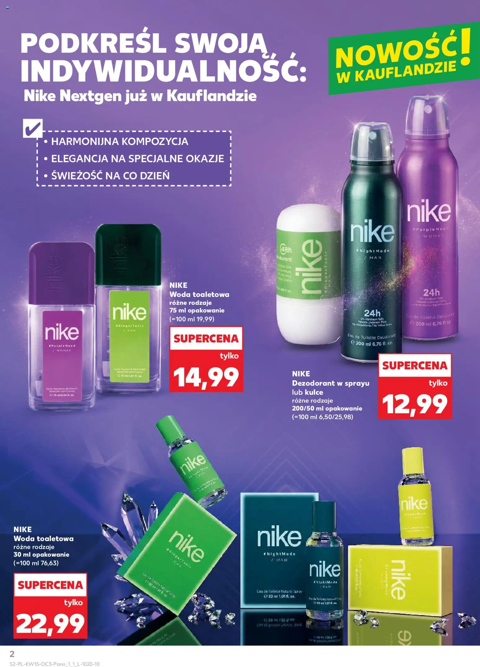 Kaufland Polsko leták - Drogerię od 09.04.2026 | Strana: 2 | Produkty: Deodorant