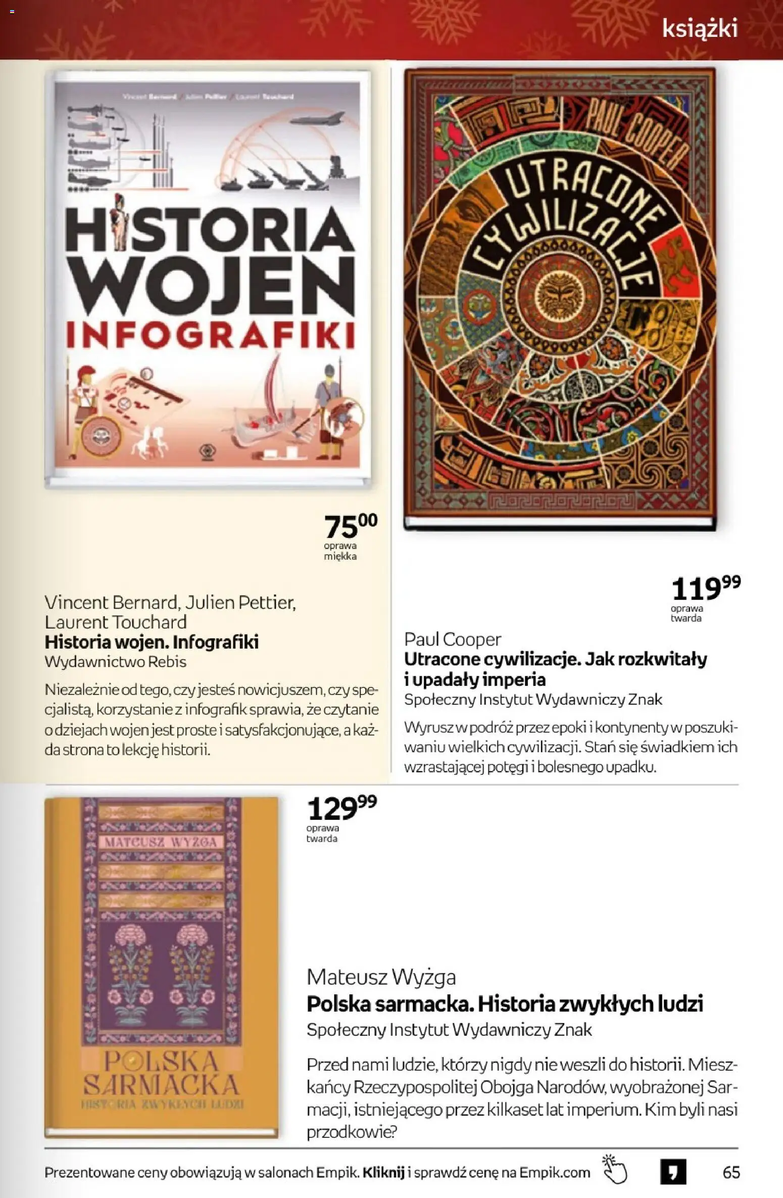 Empik promocje - Tom kultury Książki od 26.11.2025 | Strona: 65 | Produkty: Książki