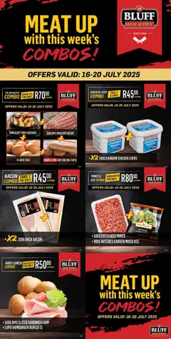 Preview of Bluff Meat Supply specials valid from 16.07.2025