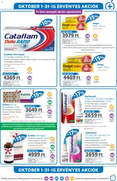 Alma Gyógyszertárak Akciós újság - amely érvényes a következő dátumtól: 01.10.2025 | Oldal: 7