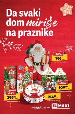 Maxi da svaki dom miriše na praznike - pregled Maxi kataloga - važi od 30.10.2025 | Strana: 1