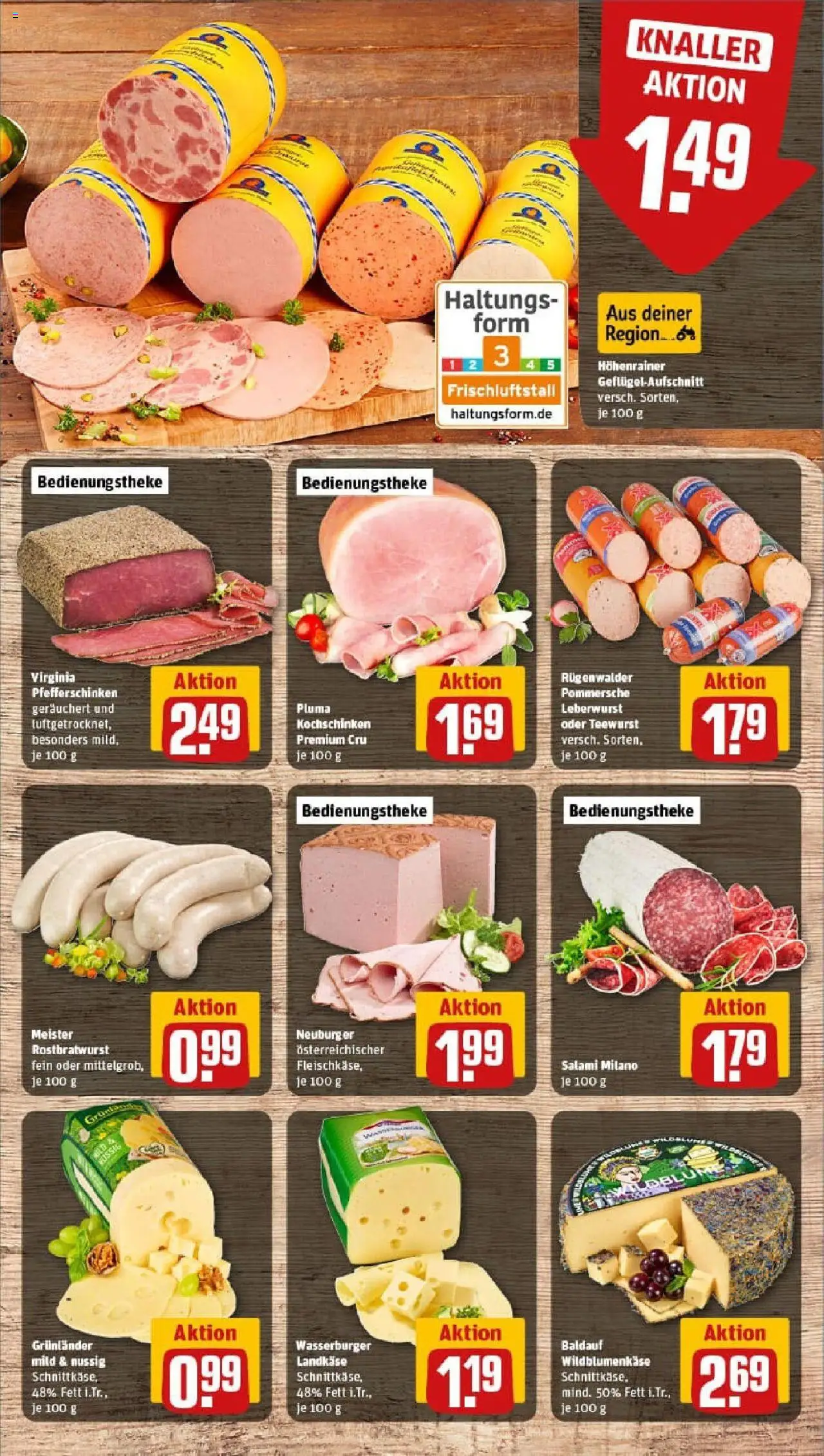 Rewe prospekt Höchstadt An Der Aisch	 - gültig ab dem 06.07.2025 | Seite: 9 | Produkte: Grunlander, Salami