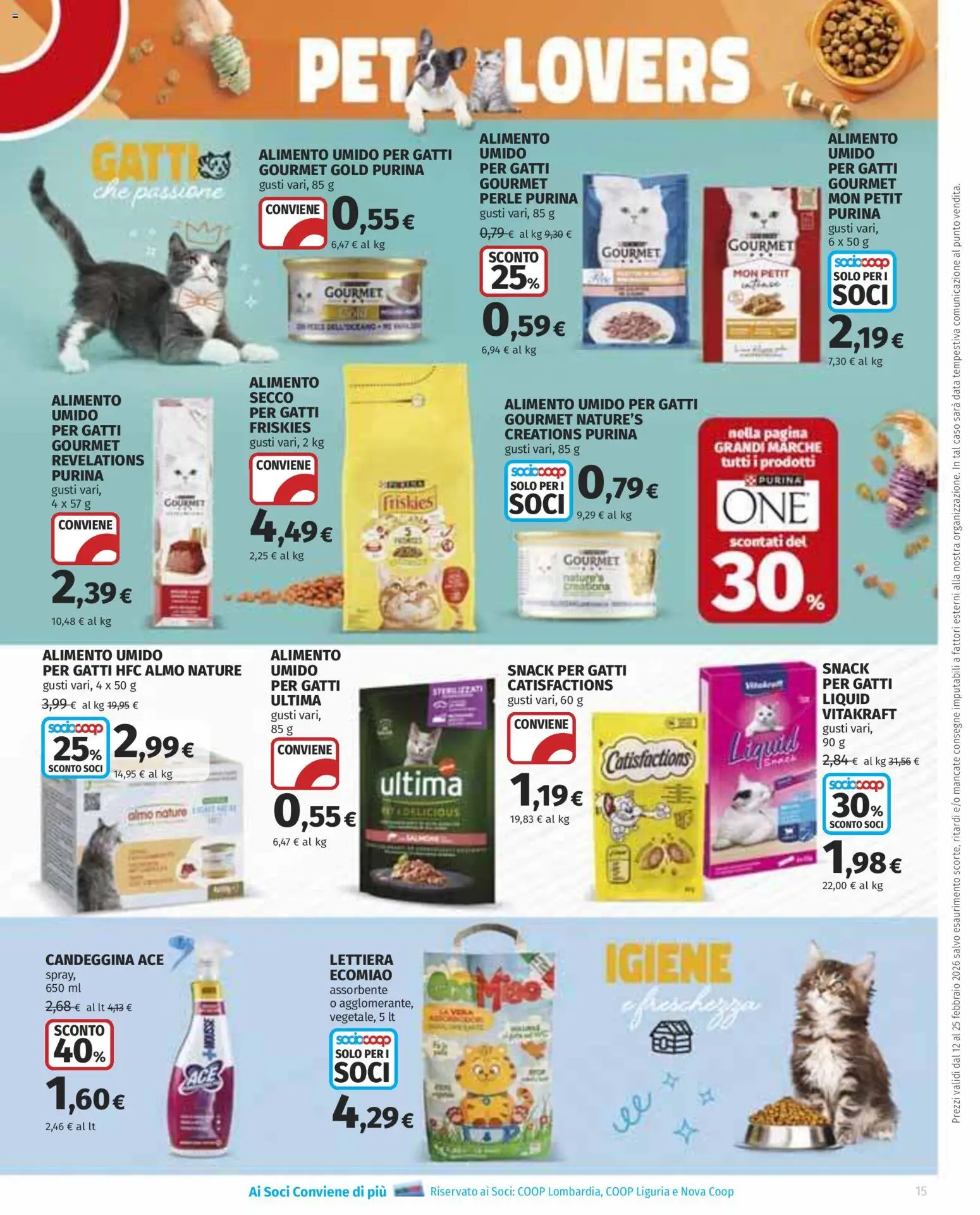 Volantino Ipercoop del 12.02.2026 | Pagina: 15 | Prodotti: Candeggina, Data, The