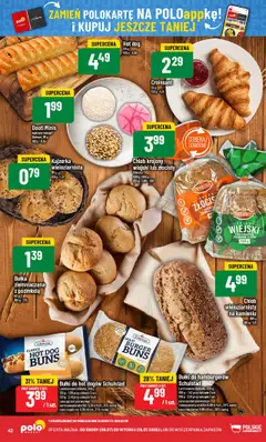 POLOmarket Gazetka od 09.07.2025 | Strona: 42 | Produkty: Hamburger, Chleb krojony, Chleb, Bułki do hot dogów