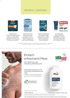 MEERSALZ DUSCHE, Seifenfreie Reinigung für trockene und empfindliche Haut, mit 3 % Totes Meer Salz ab 01.04.2026 gültig | Seite: 65 | Produkte: Bett, Seife, Salz, Shower Gel