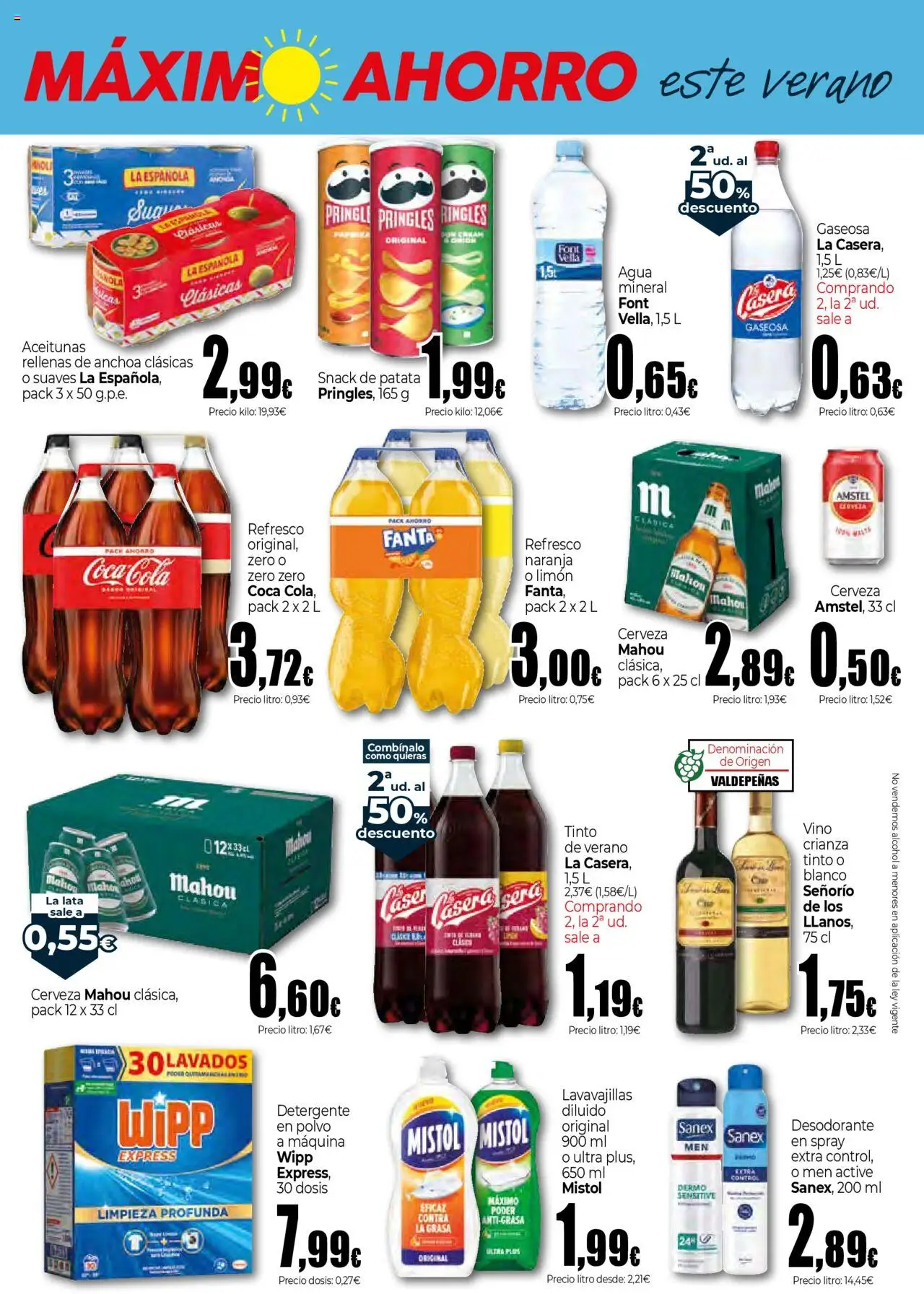 Unide folleto │ válido desde el 21.08.2025 | Página: 3 | Productos: Polvo, Cerveza, Lavavajillas, Gaseosa