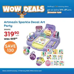 Toys R Us specials catalogue – valid from 09.01.2026 | Page: 8 | Products: Art