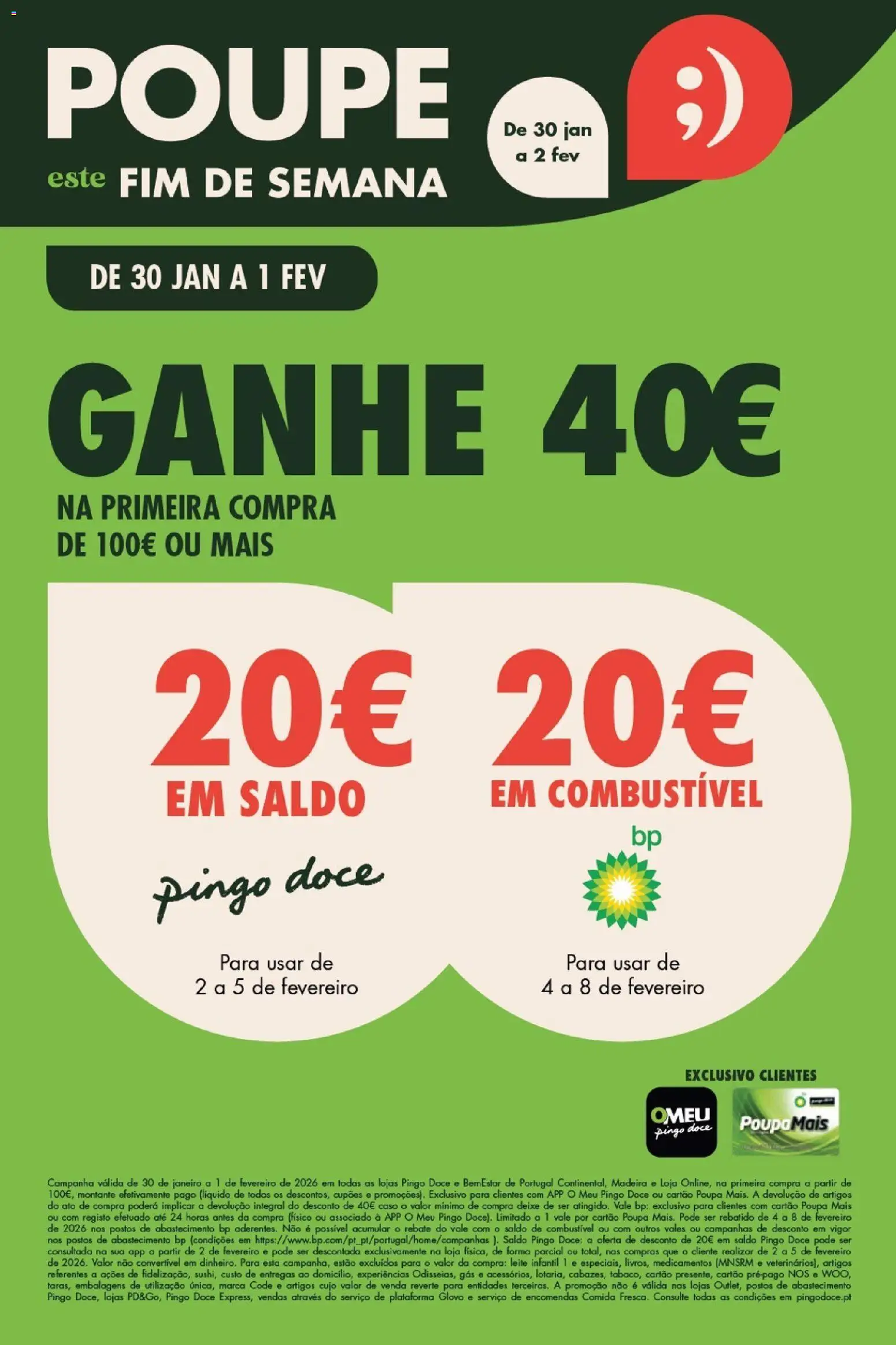 Pingo Doce Poupe este Fim de Semana │ válido de 30.01.2026 | Página: 1 | Produtos: Leite infantil, Leite