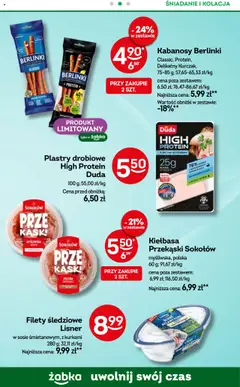 Żabka Gazetka - Codzienne produkty od 10.09.2025 | Strona: 11 | Produkty: Kurczak, Oliwa z oliwek, Myśliwska, Kabanosy
