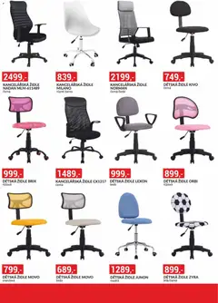 Náhled letáku BAUMAX leták - Zařiďte si bydlení podle sebe od 01.03.2026 | Strana: 40 | Produkty: Kancelářská židle, Židle, Barvy