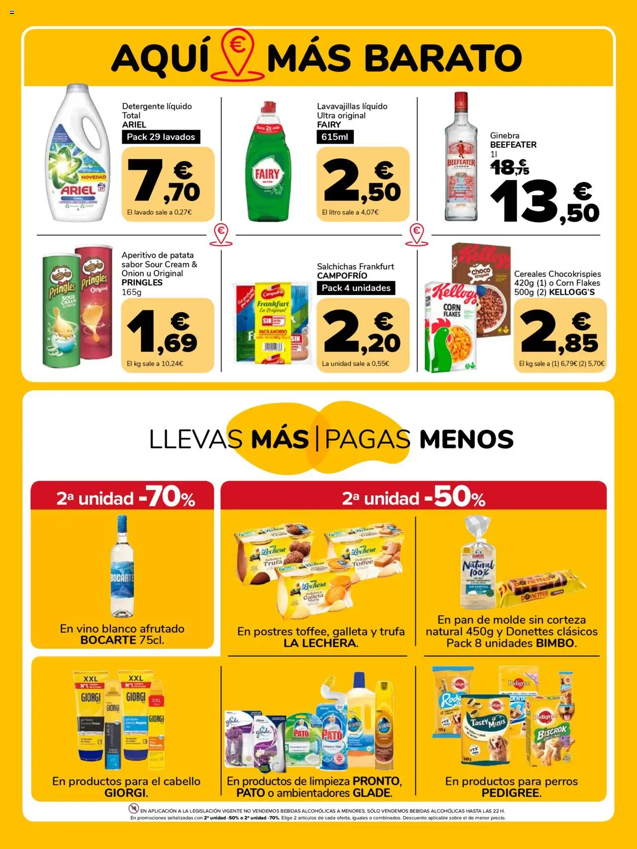 Supeco - Supeco, tu super económico │ válido desde el 02.10.2025 | Página: 4 | Productos: Pan, Ginebra, Detergente líquido, Lavavajillas