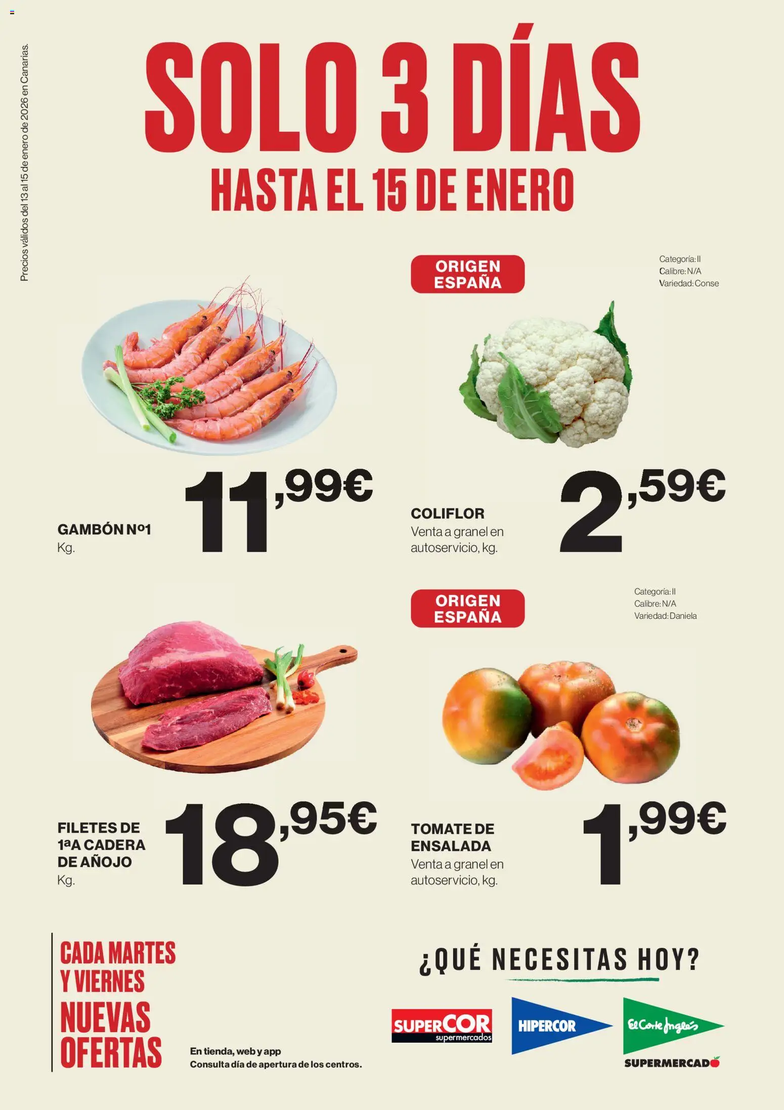 Supercor Canarias │ válido desde el 13.01.2026 | Página: 1 | Productos: Ensalada