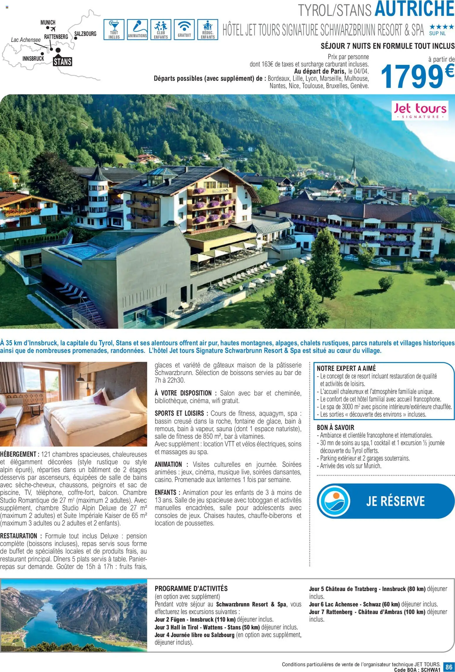 {H1} | Page: 86 | Produits: Glaces, Sac, Panier repas, Buffet