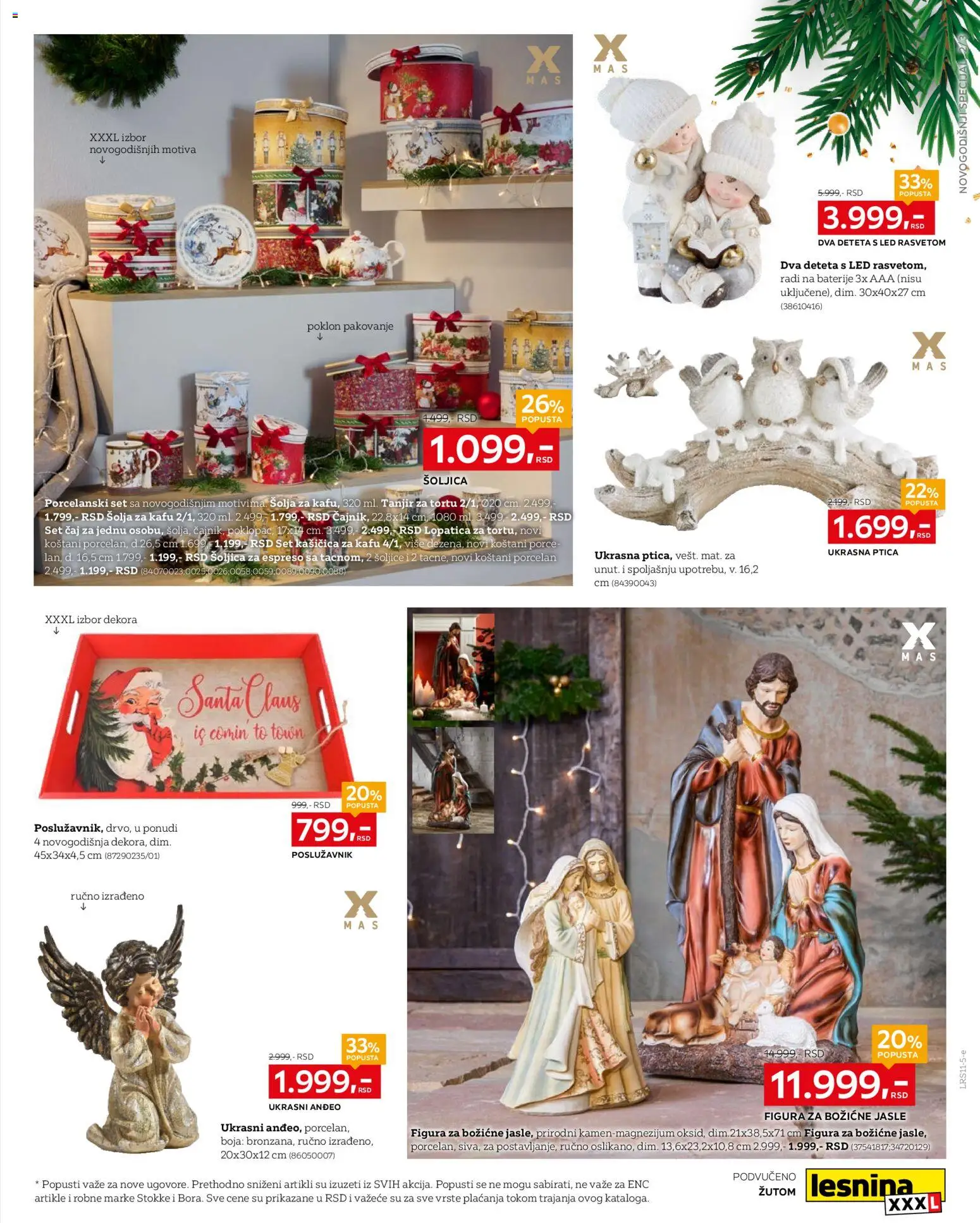 Lesnina XXXL katalog - važi od 10.11.2025 | Strana: 3 | Proizvode: Tanjir, Šolja, Čaj, Baterije