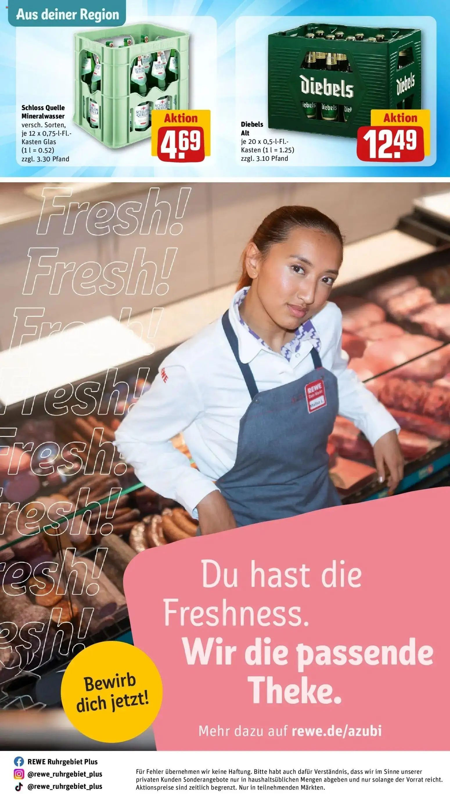 Rewe prospekt Hilden	 – gültig ab 16.02.2026 | Seite: 30 | Produkte: Mineralwasser, Diebels