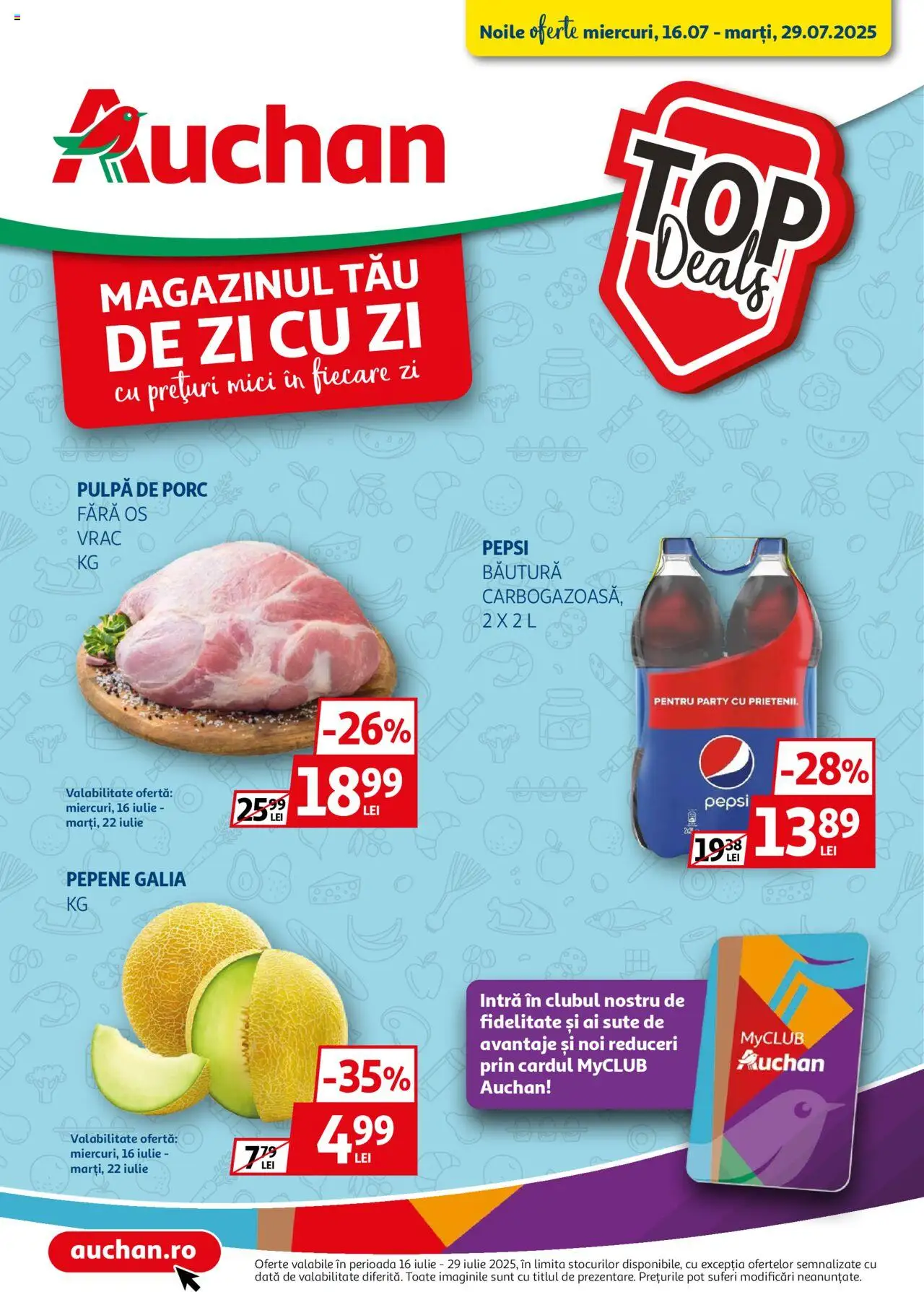 Catalog Auchan – valabil de la 16.07.2025 | Pagină: 1 | Produse: Mici