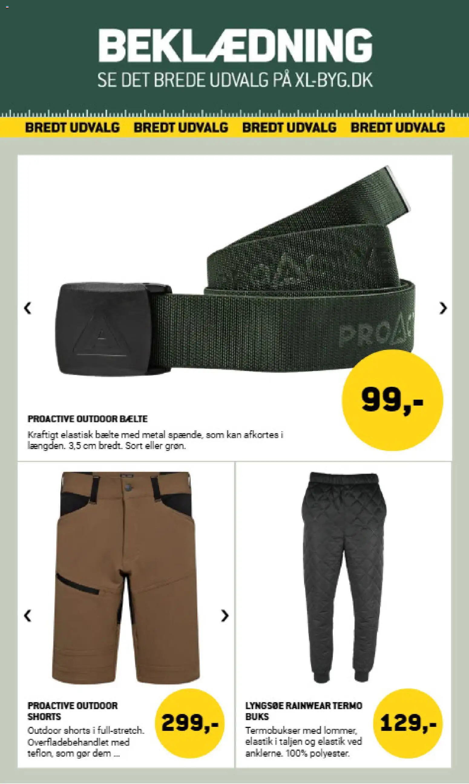 XL-BYG tilbudsavis – gyldig fra 10.04.2026 | Side: 24 | Produkter: Shorts, Bælte, Søm