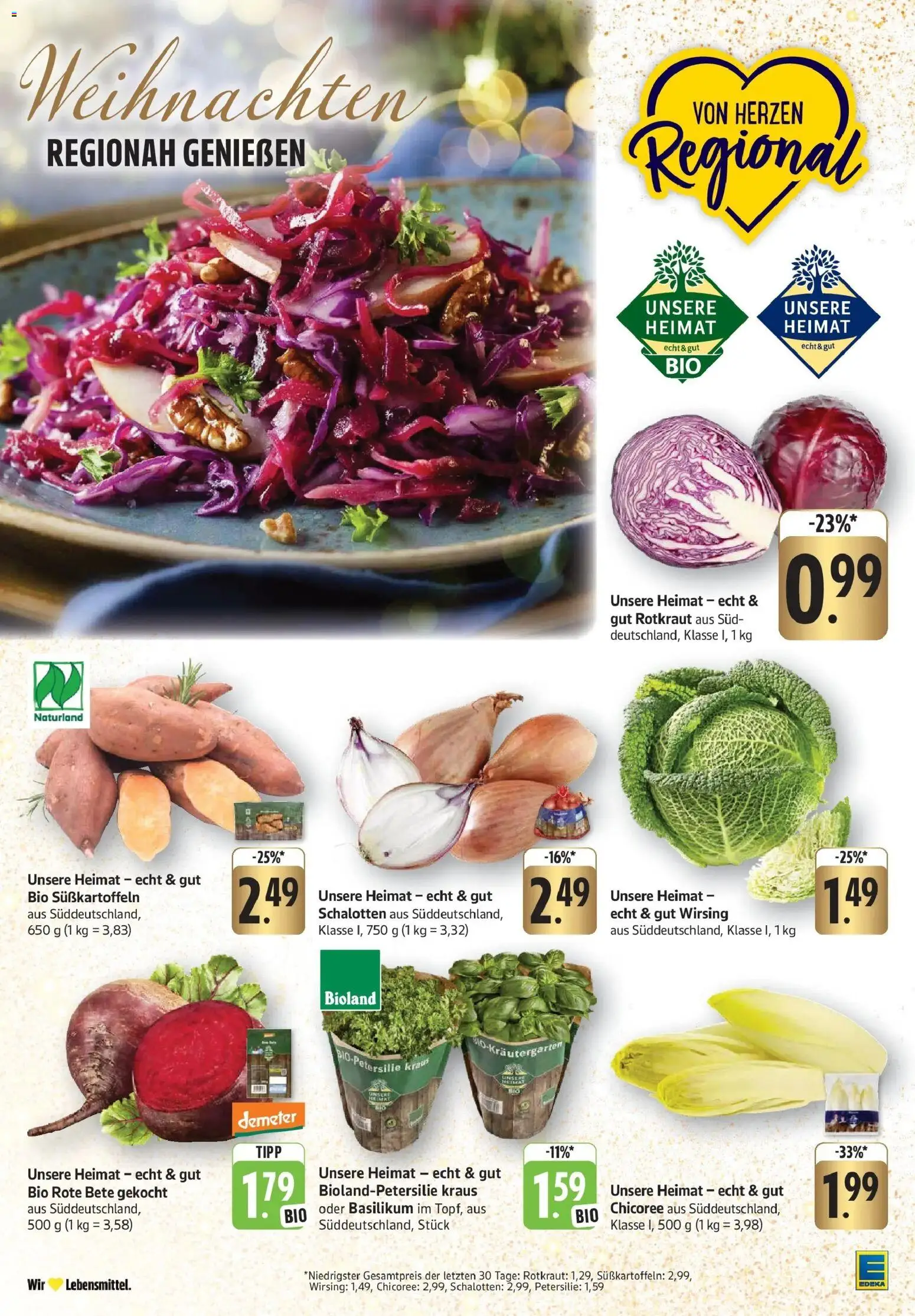 Edeka prospekt Großostheim	 – gültig ab 14.12.2025 | Seite: 4 | Produkte: Petersilie