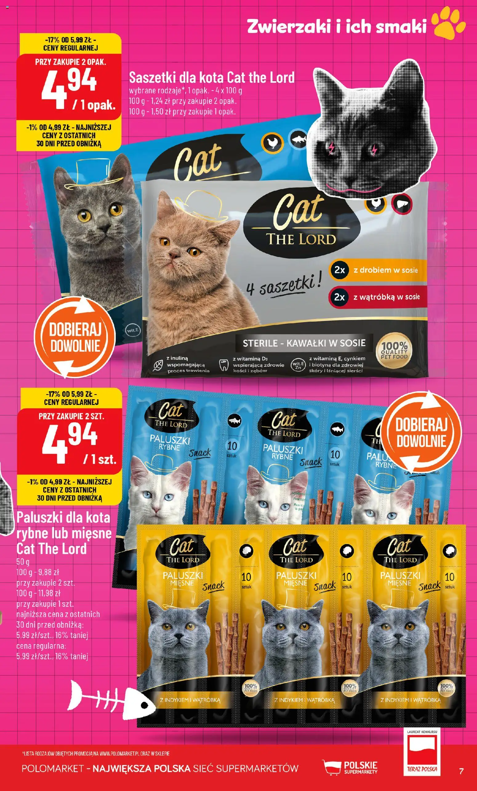 POLOmarket Gazetka - Zwierzaki i ich smaki od 11.02.2026 | Strona: 7