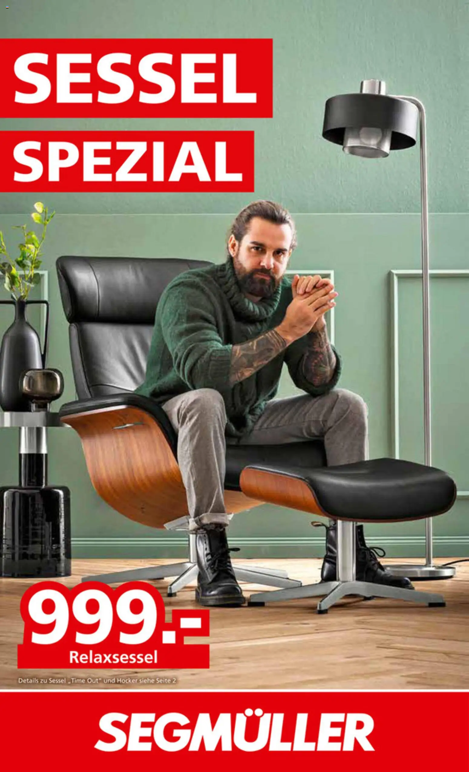 Segmüller Sessel Spezial – gültig ab 29.12.2025 | Seite: 1 | Produkte: Hocker, Relaxsessel, Sessel