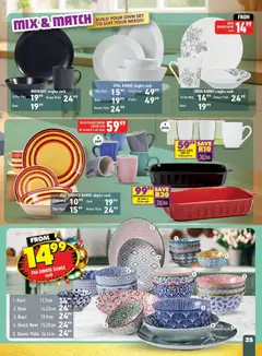 Shoprite specials catalogue – valid from 24.11.2025 | Page: 25 | Products: Platter, Plate, Bowl, Mug