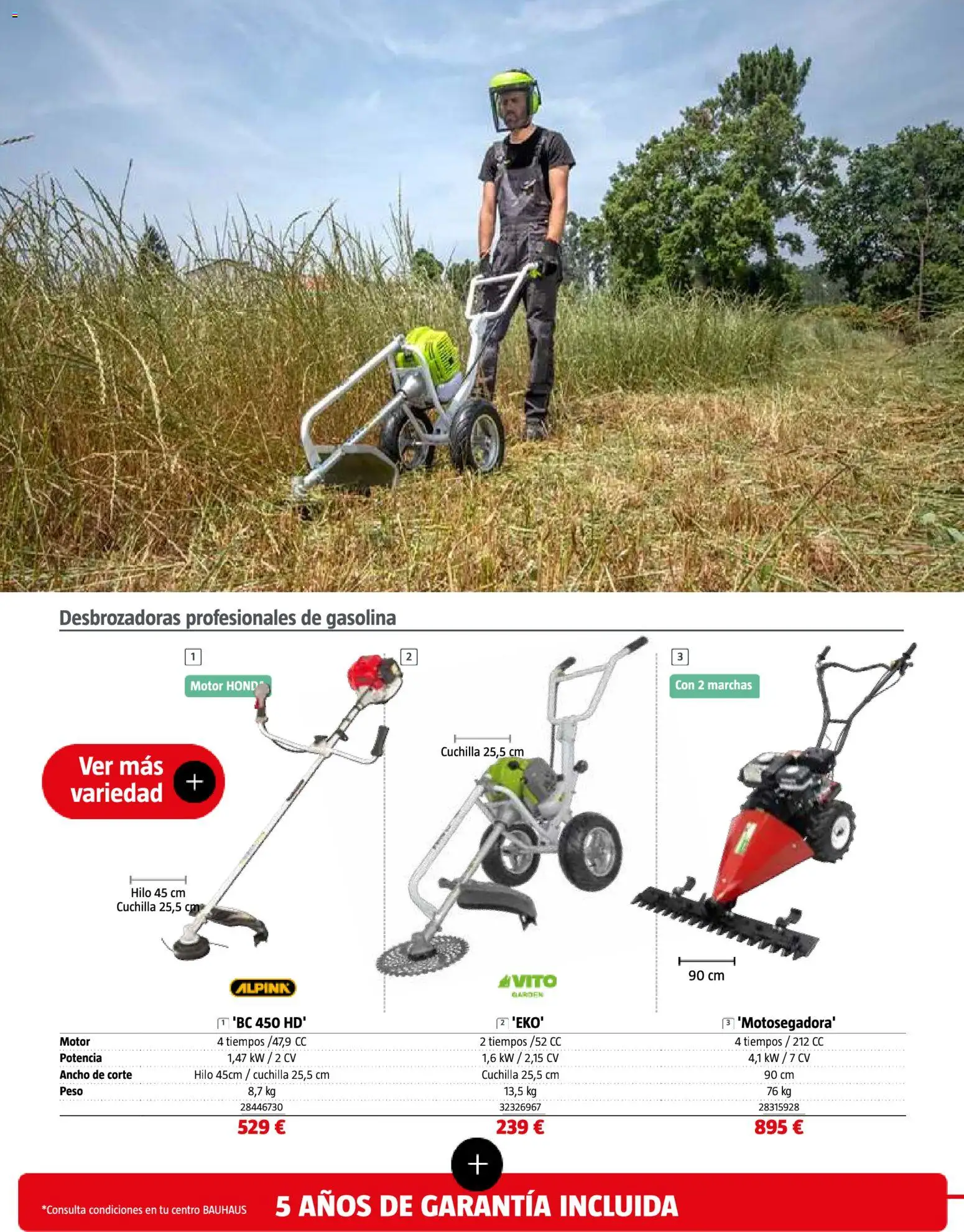 Bauhaus Jardín │ válido desde el 16.03.2026 | Página: 22 | Productos: Peso