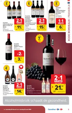 Carrefour - Folder Wijn - Voorbeeld van een folder van Carrefour, geldig van 25.02.2026 | Pagina: 3 | Producten: La, Mand