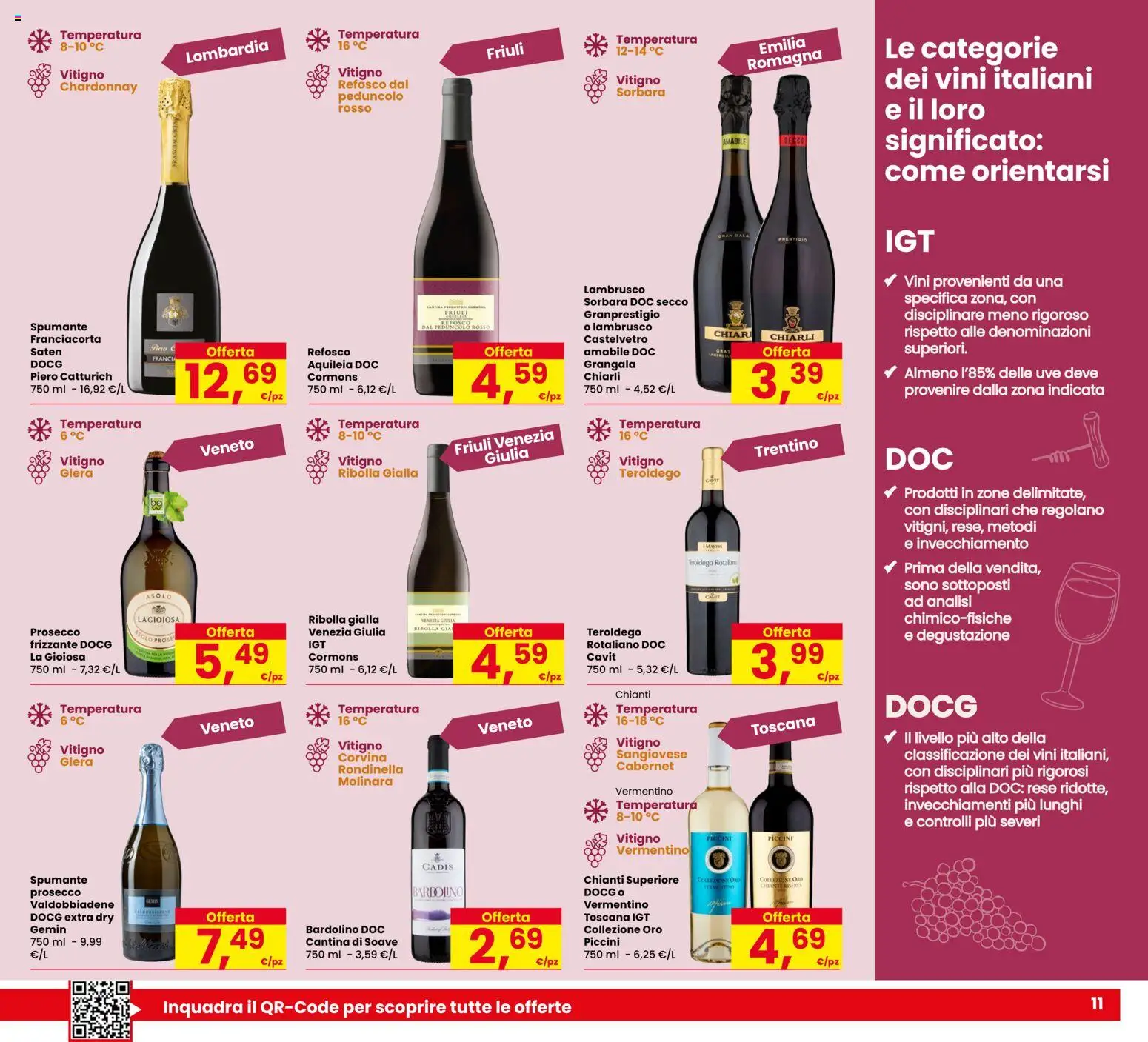 Volantino Despar del 19.02.2026 | Pagina: 11 | Prodotti: Prosecco, Spumante