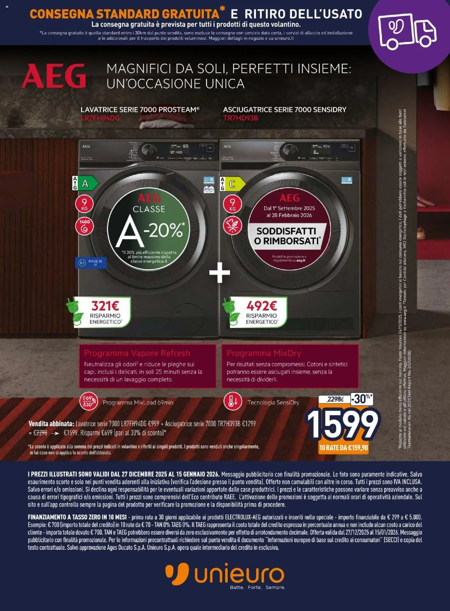 Volantino Unieuro del 27.12.2025 | Pagina: 8
