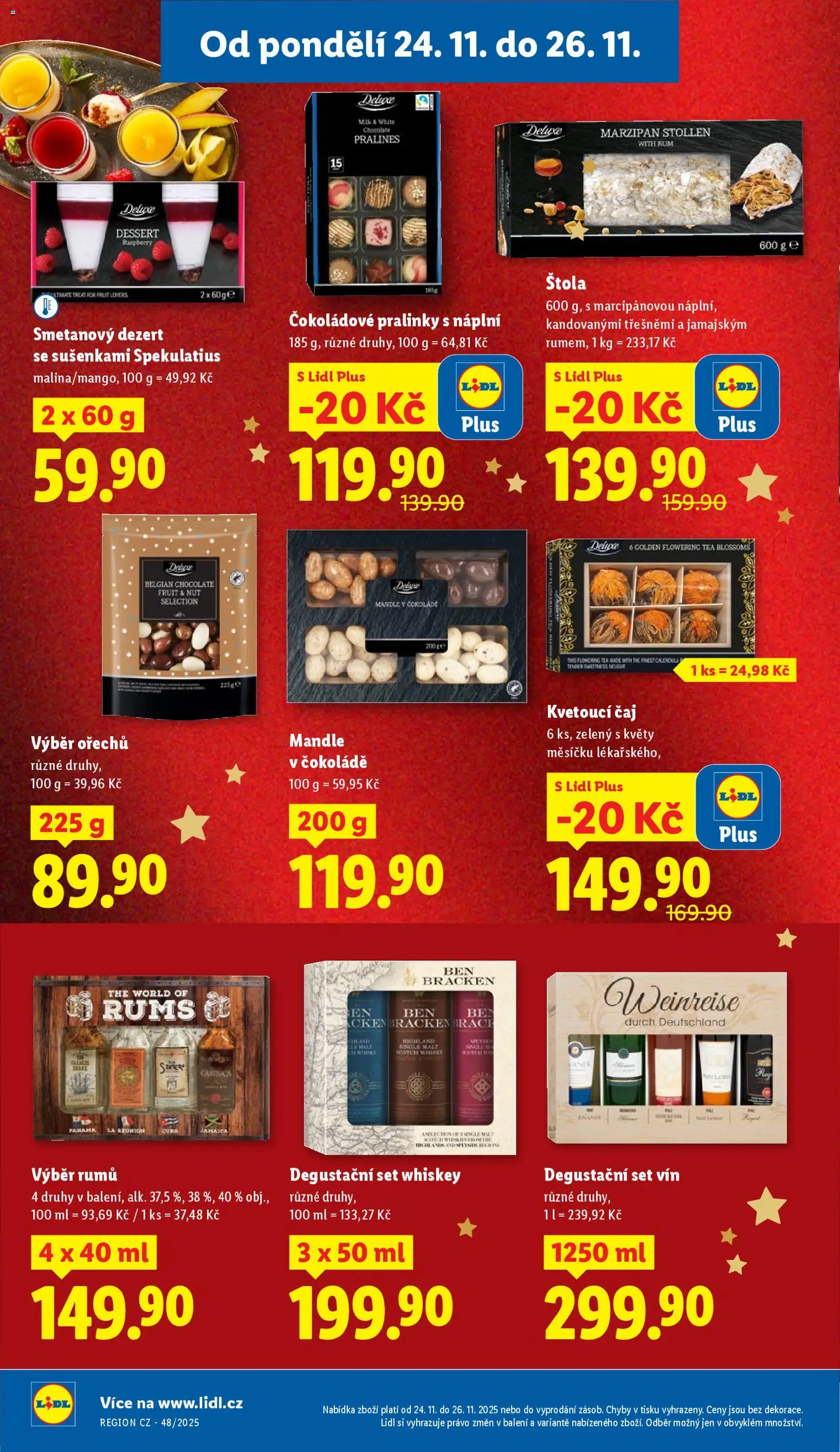 Lidl Black Friday od 24.11.2025 | Strana: 20 | Produkty: Rum, Čaj, Deluxe, Spekulatius