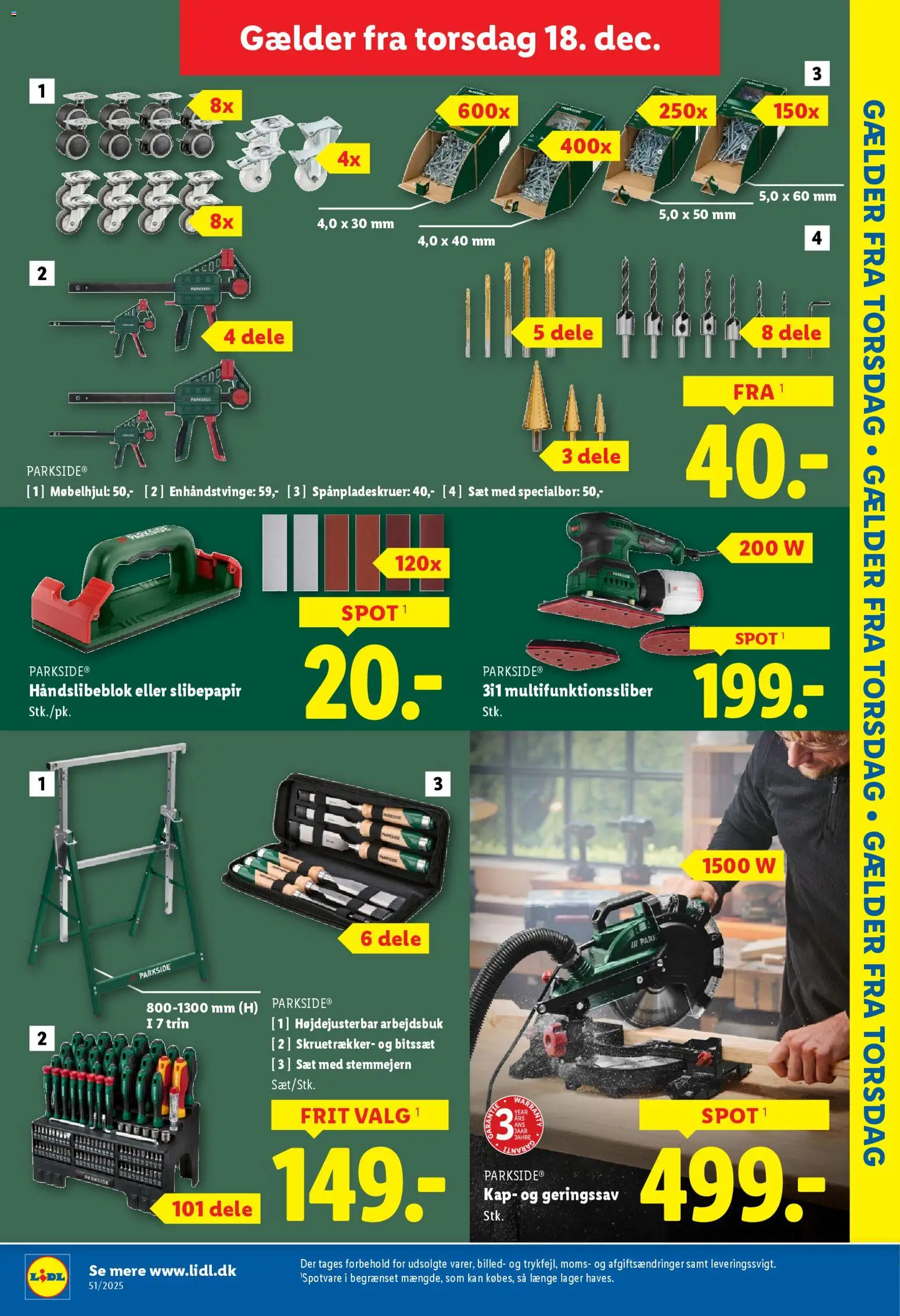 Lidl tilbudsavis – gyldig fra 14.12.2025 | Side: 26 | Produkter: Skruetrækker, Søm