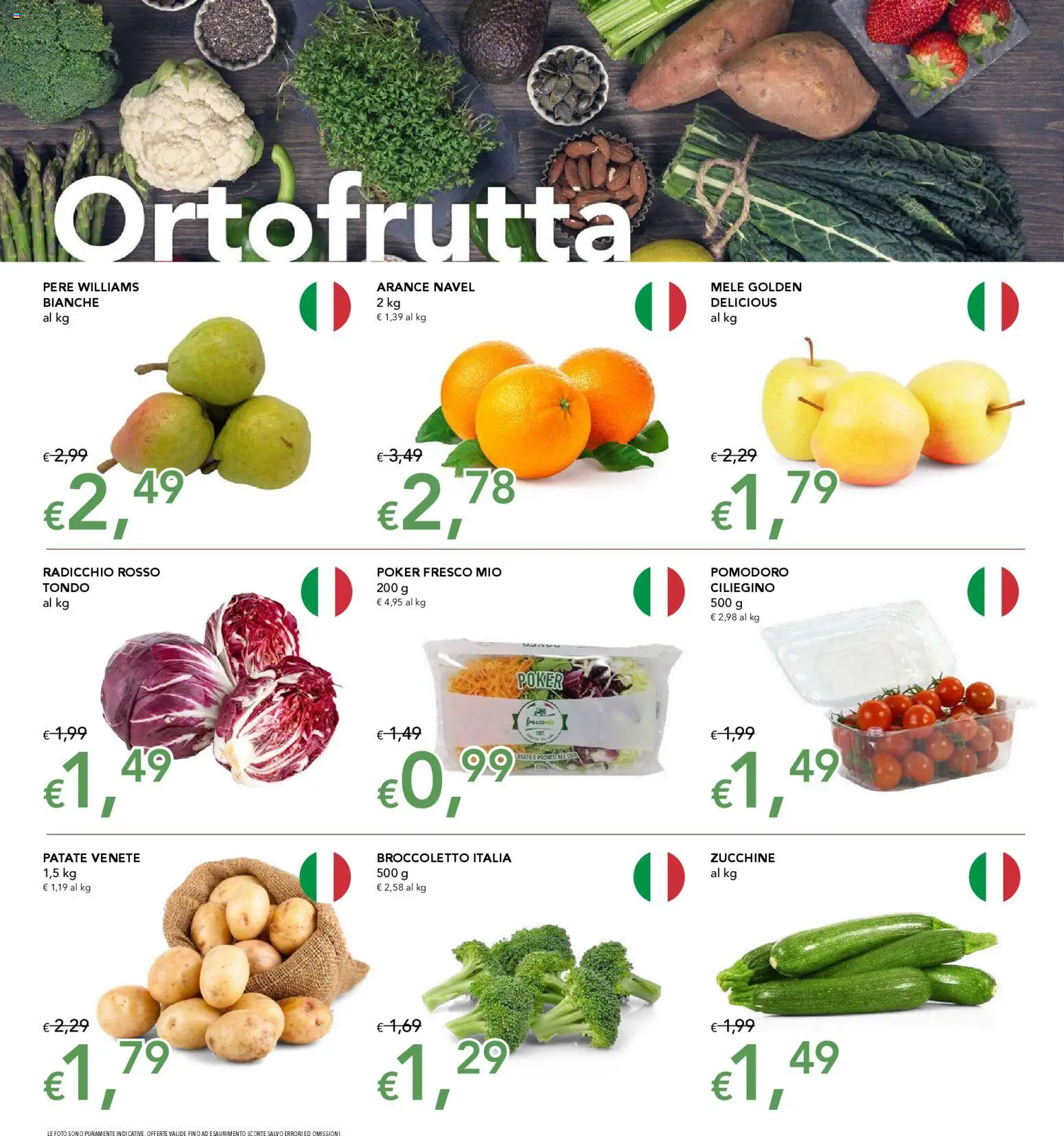 Volantino Migross del 20.11.2025 | Pagina: 2 | Prodotti: Arance, Patate, Pomodoro, Zucchine