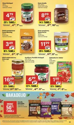 Pogląd oferty "Delikatesy Centrum Gazetka" - ważna od 06.11.2025 | Strona: 23 | Produkty: Galaretka, Dżem, Płatki, Krem
