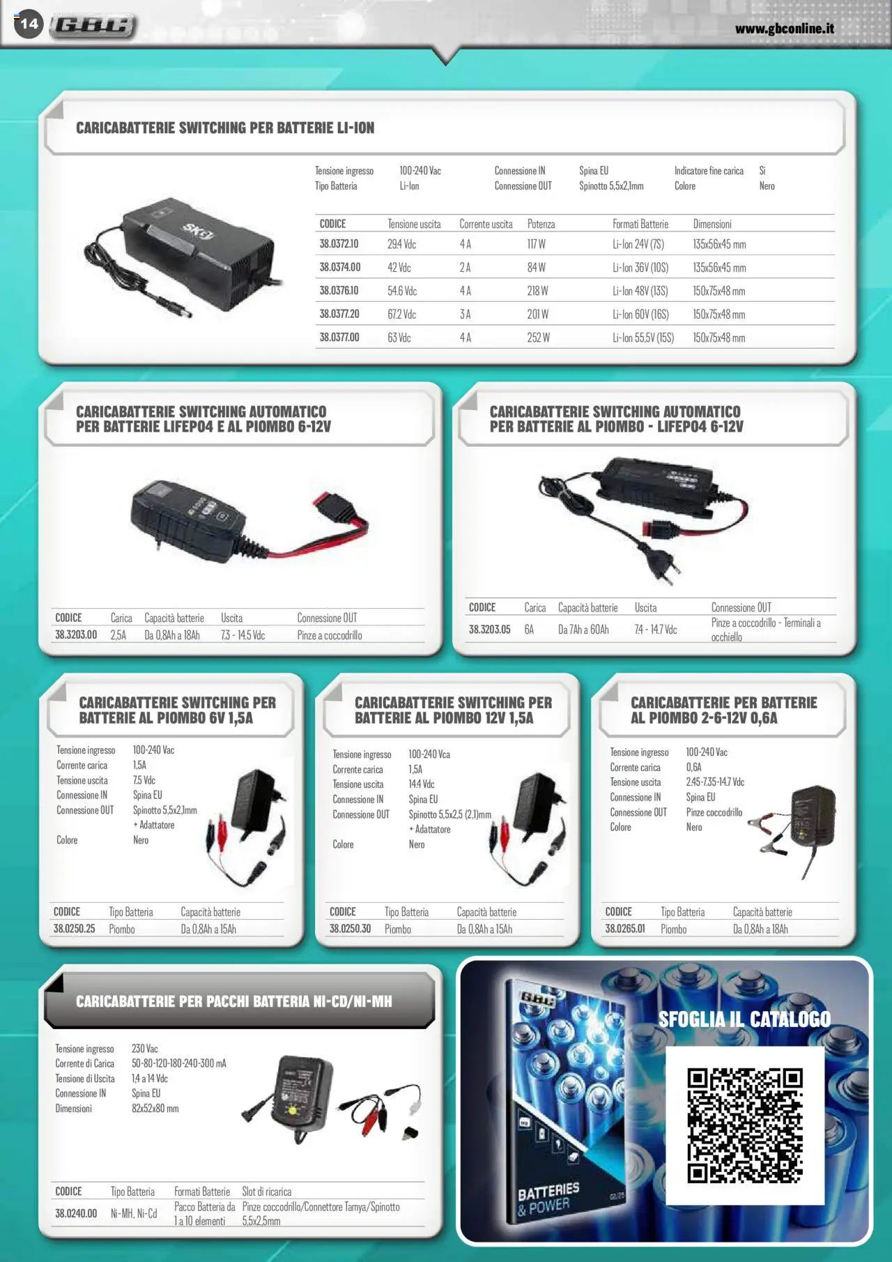Volantino GBC del 09.06.2025 | Pagina: 14 | Prodotti: Adattatore, Batteria, Batterie, Caricabatterie