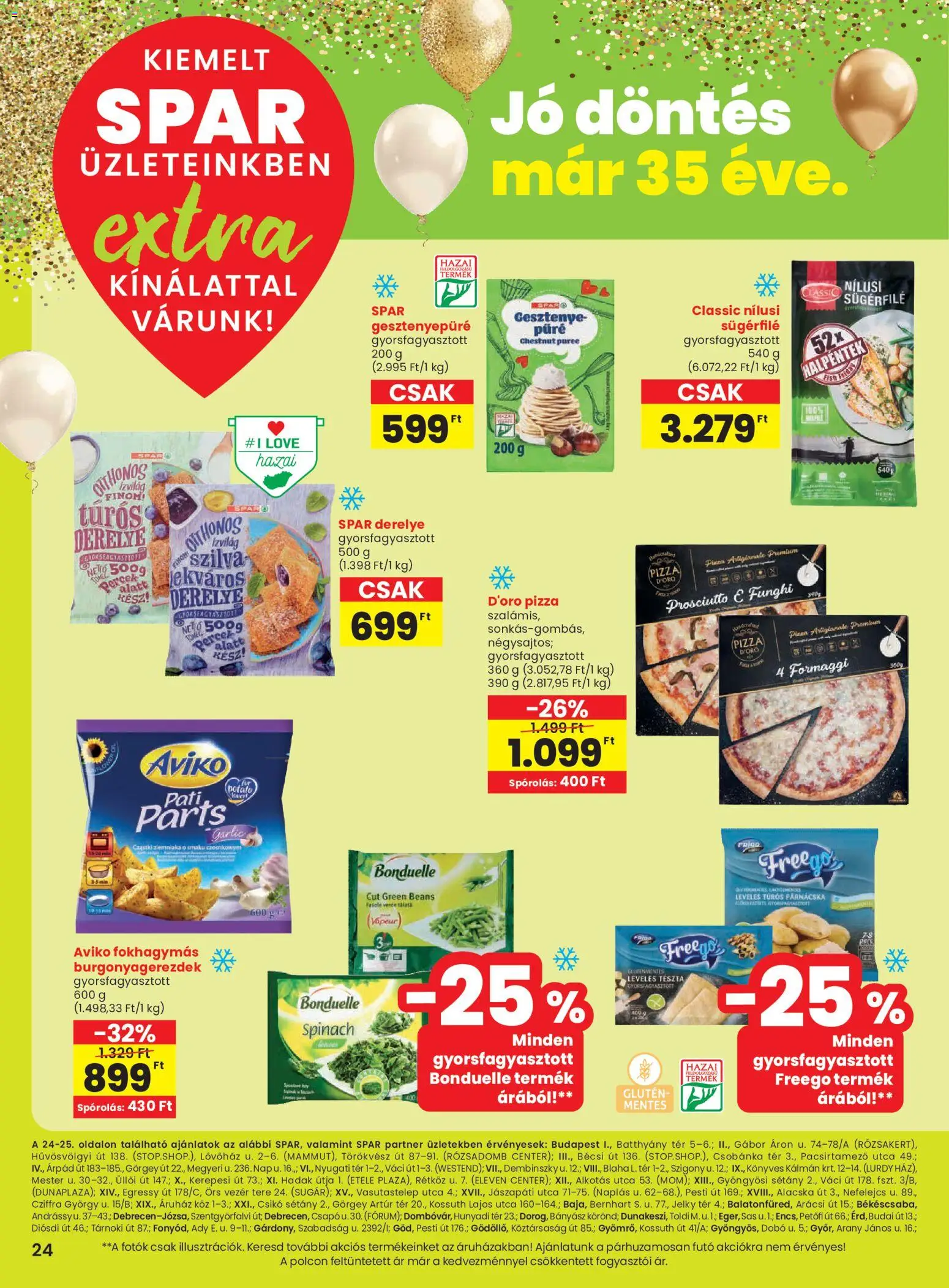 Spar akciós ujság - amely érvényes a következő dátumtól: 22.01.2026 | Oldal: 5 | Termékek: Leveles tészta, Szilva, Gluténmentes, Derelye
