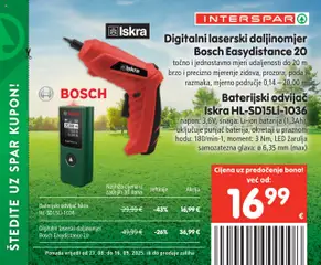 Interspar katalog | vrijedi od 27.08.2025 | Stranica: 5 | Proizvodi: Laserski daljinomjer, Odvijač