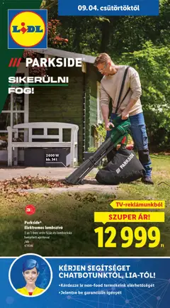 Lidl - Nonfood kínálatunk - amely érvényes a következő dátumtól: 04.09.2025