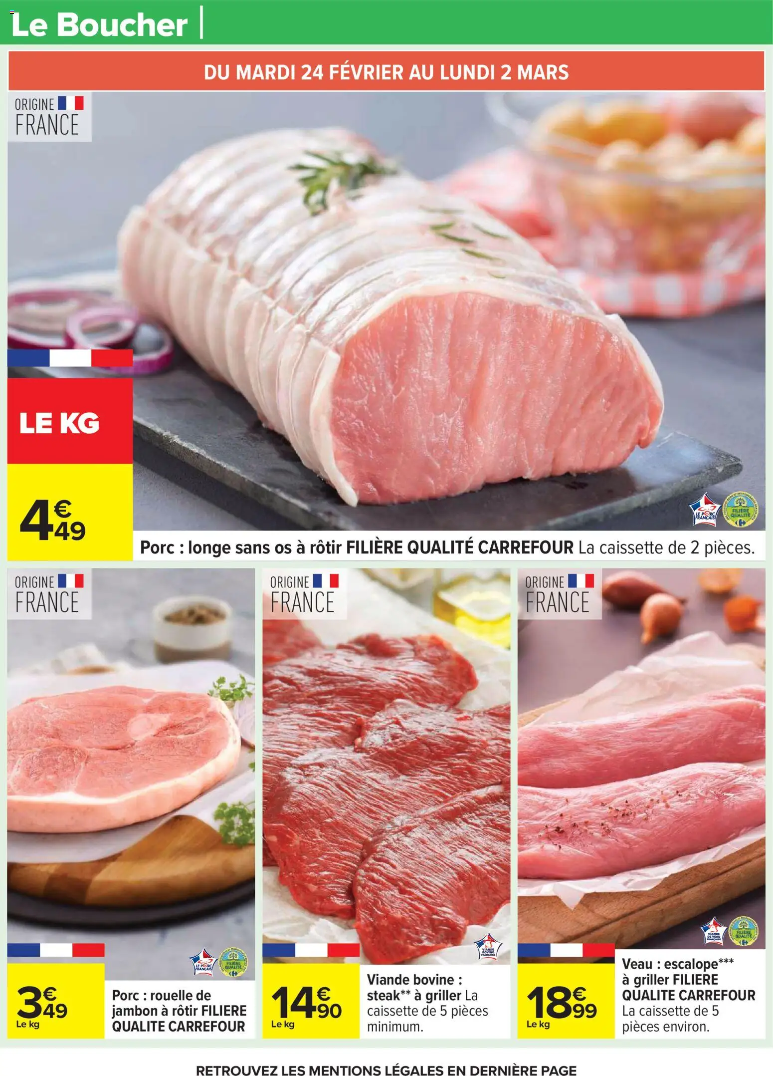 {H1} | Page: 36 | Produits: Jambon, Viande, Porc, Viande bovine