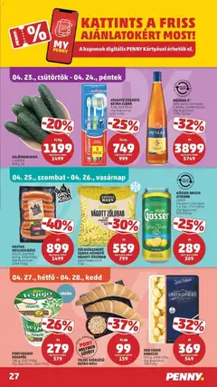 TELJES KIŐRLÉSŰ RETRO KIFLI, Friss, ropogós - amely érvényes a következő dátumtól: 23.04.2026 | Oldal: 27