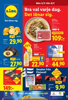 Lidl - erbjudanden - Förhandsvisning av reklamblad från butik Lidl aktuell från 02.02.2026