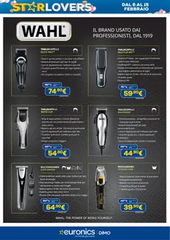 Anteprima del volantino Euronics Piemonte catalogo valido a partire dal 06.02.2026 | Pagina: 11 | Prodotti: Pettine, Regolabarba, Presa, Batteria