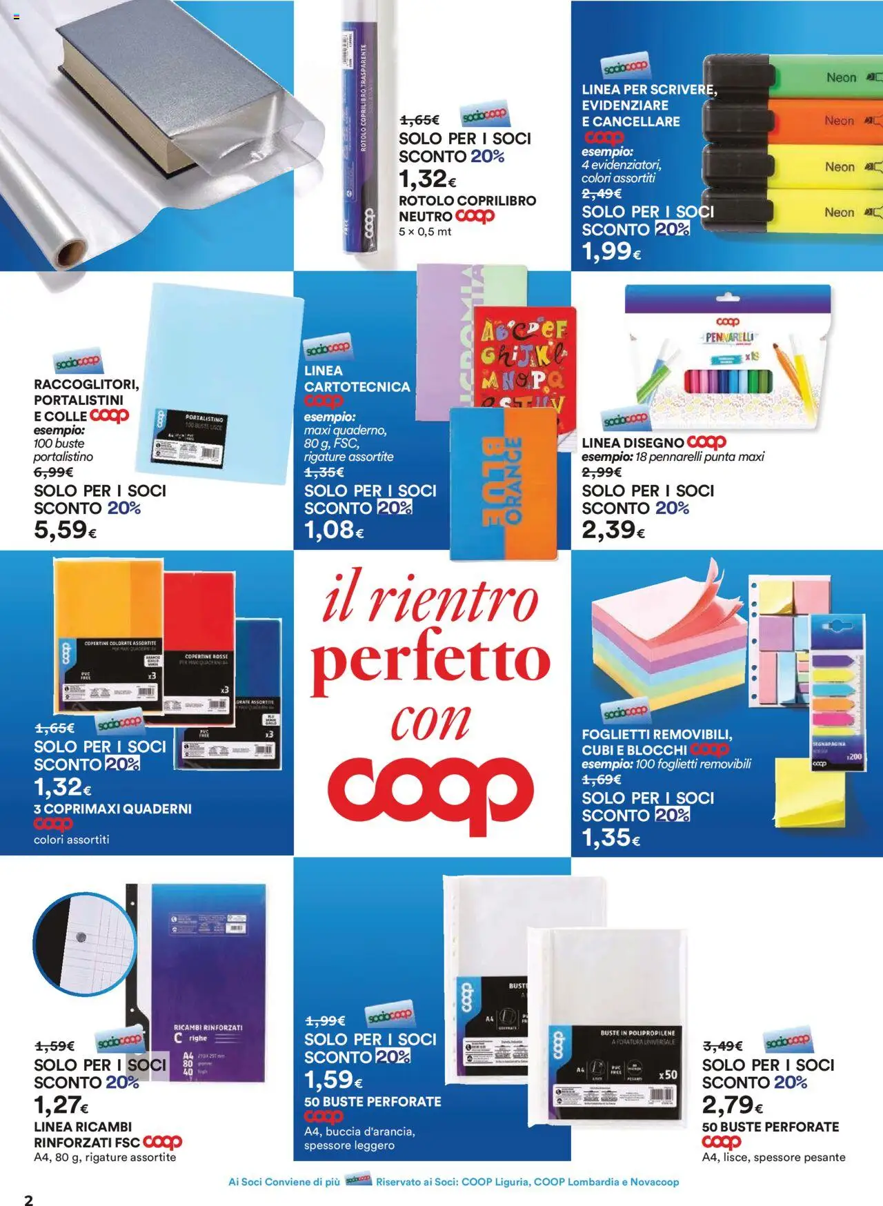 Volantino Ipercoop del 28.08.2025 | Pagina: 2 | Prodotti: Pennarelli