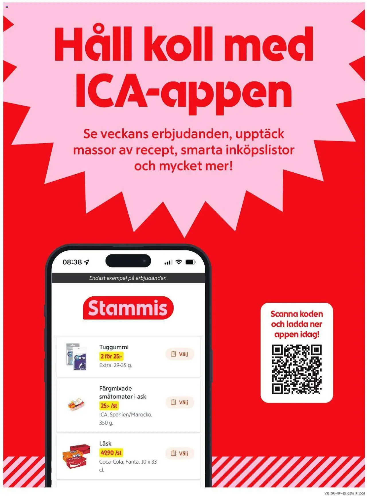ICA Supermarket reklamblad aktuell från 28.07.2025 | Sida: 7 | Produkter: Gem, Fanta, Tuggummi, Häll