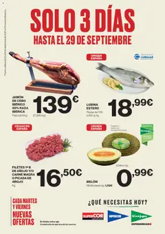 Vista previa Hipercor catálogo válido desde el 26.09.2025