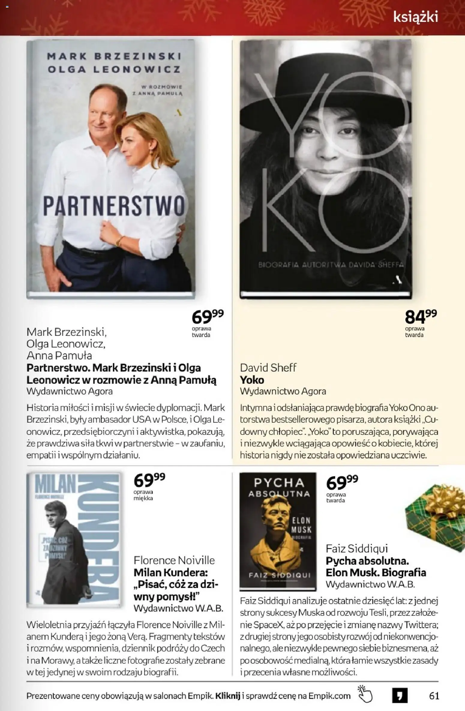 Empik promocje - Tom kultury Książki od 26.11.2025 | Strona: 61 | Produkty: Książki