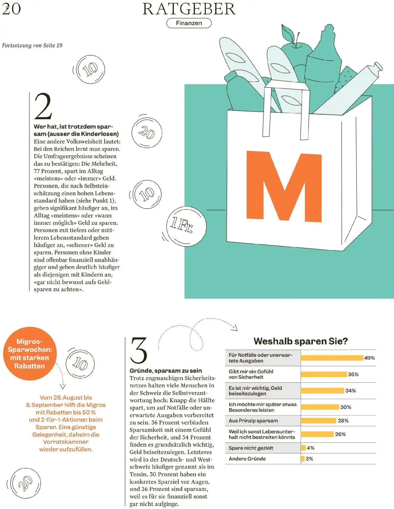 Migros - Magazin ab 25.08.2025 | Seite: 20