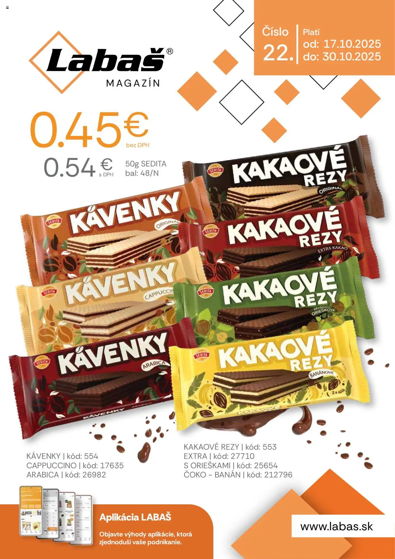 Nové Labaš akcie – leták je platný od 17.10.2025 | Strana: 36 | Produkty: Kakao
