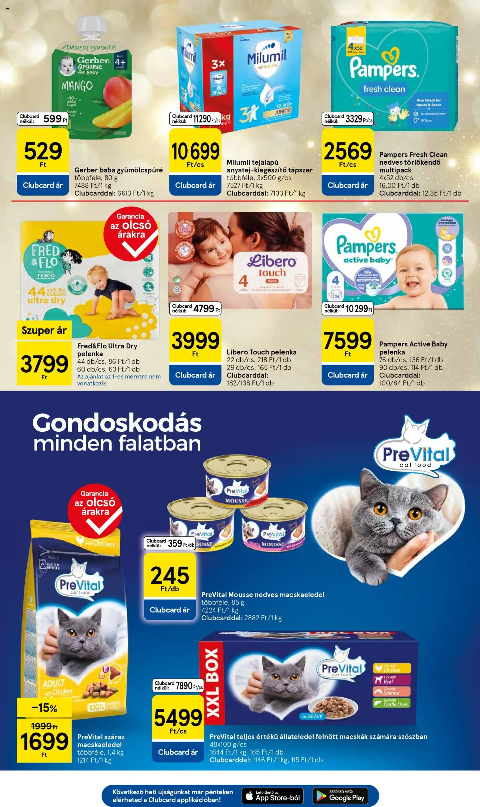 Tesco akciós ujság - amely érvényes a következő dátumtól: 20.11.2025 | Oldal: 31 | Termékek: Pampers, Törlőkendő, Pelenka, Nedves törlőkendő