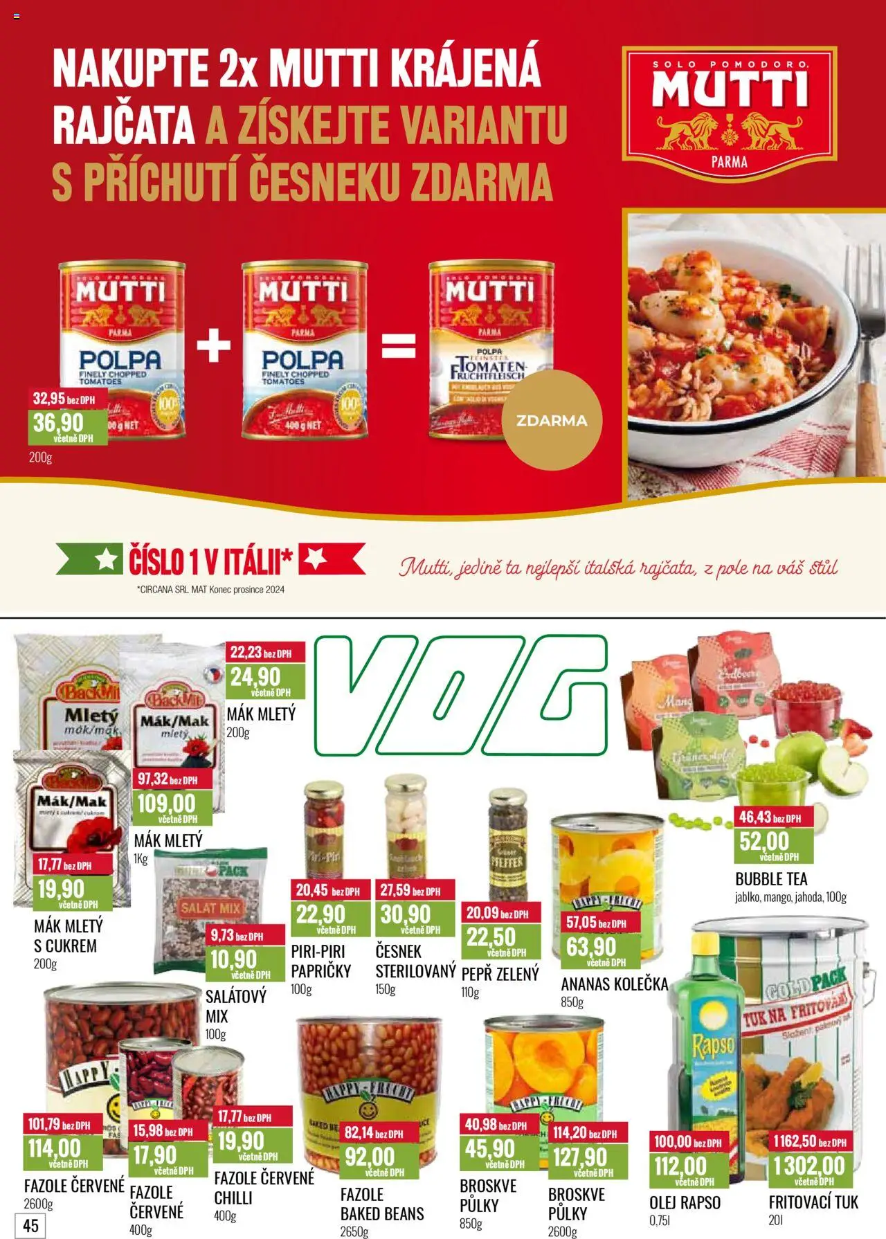 Ratio leták od 01.08.2025 | Strana: 46 | Produkty: Ananas, Mák mletý, Salát, Fazole